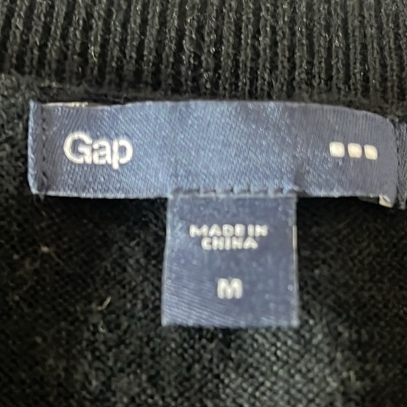 Gap Women’s Black and Purple Argyle Sweater Vest size medium - Picture 5 of 10